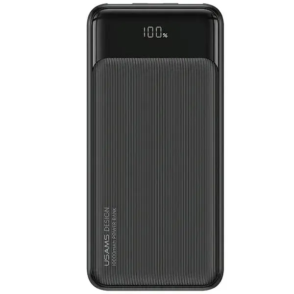 USAMS Внешний аккумулятор (powerbank) 30000mAh 10W 1C+2A черный XY Series 30KCD20201 (US-CD202) 3 порта