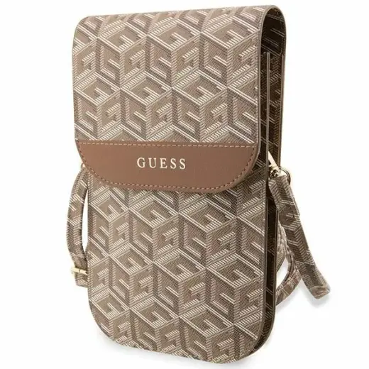 Guess Torebka GUWBHGCFSEW brązowy|brown GCube Stripe