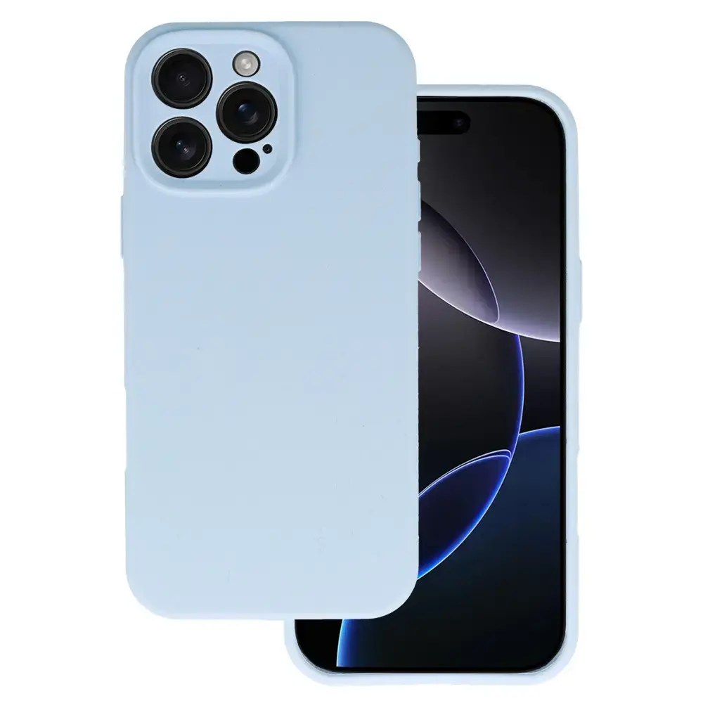 Silicone Lite Case for Iphone 16 Pro Max light blue