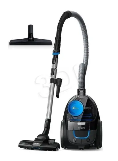 PHILIPS PowerPro Compact bezmaisu putekļsūcējs  750 W (melns) FC9331|09