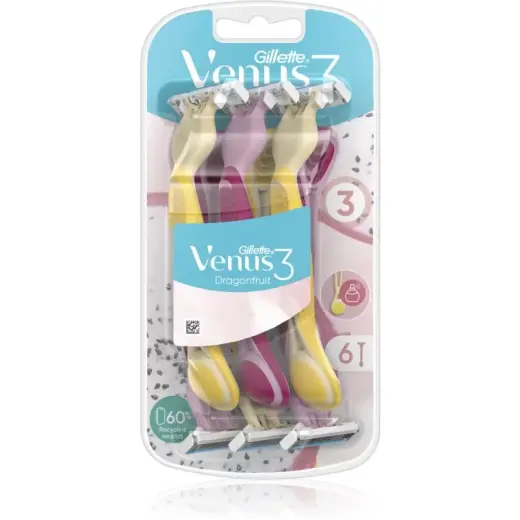 Gillette Venus 3 Dragonfruit 6 Pieces