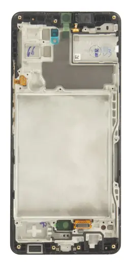 LCD display + Touch Unit + Front Cover Samsung A426B Galaxy A42 5G Black (Service Pack)