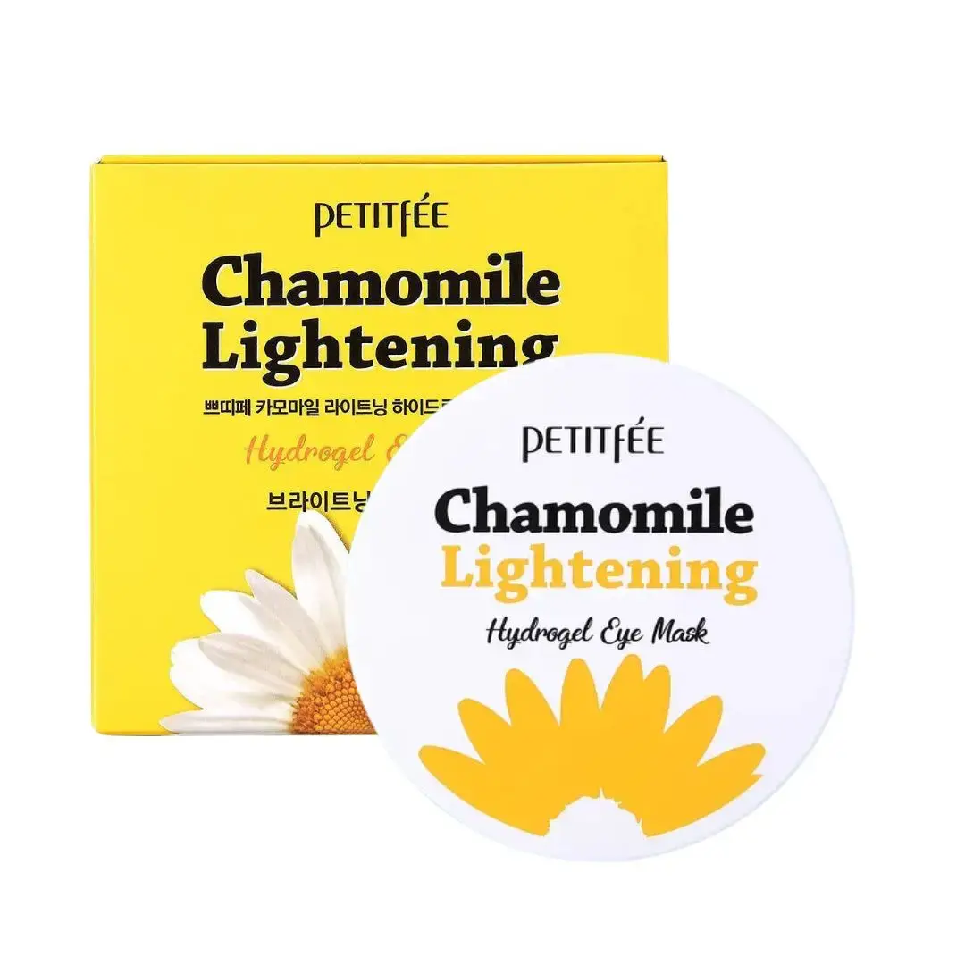 Petitfee, Chamomile Lightening, Hydrogel, Lightening, Day & Night, Eye Patch, 60 pcs