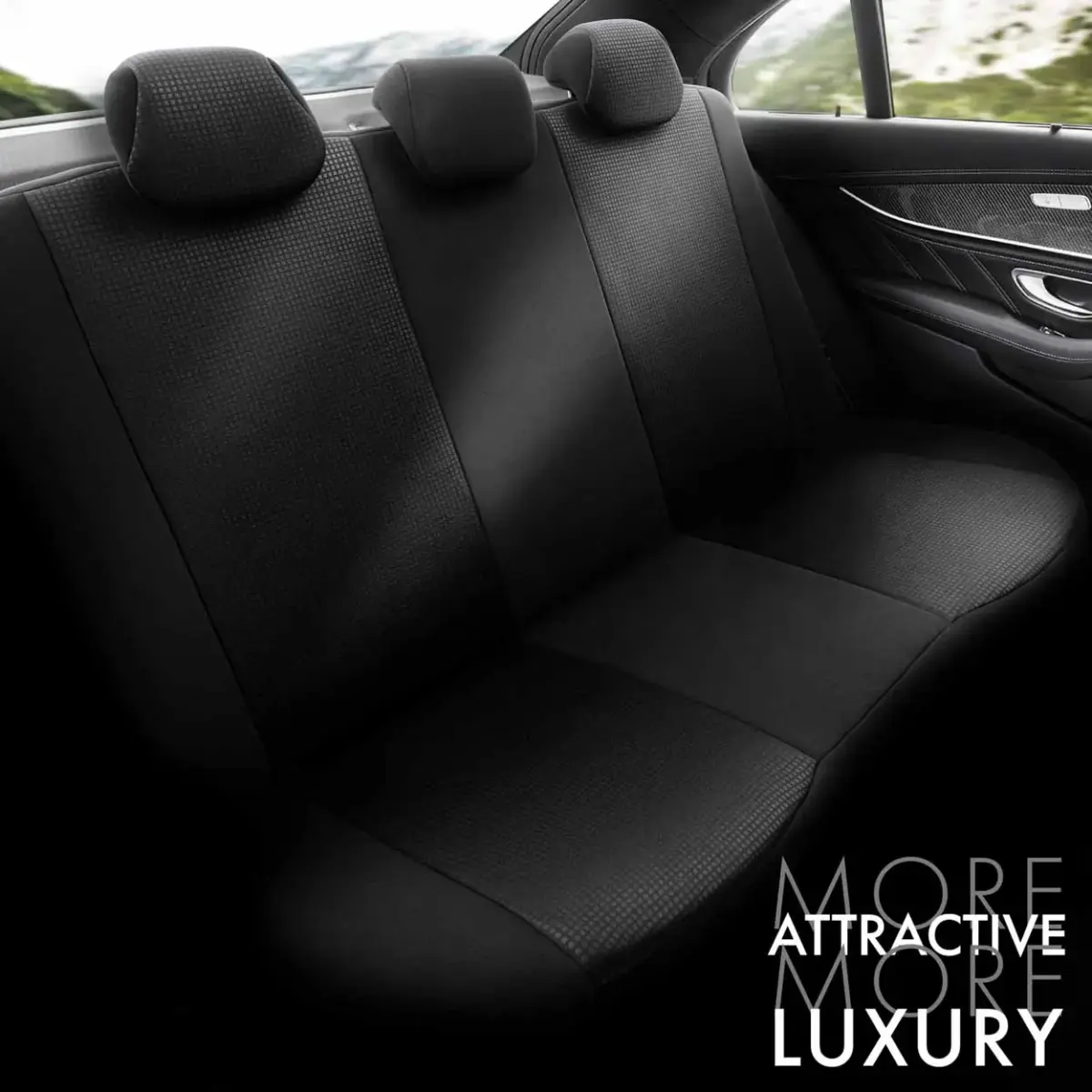 Car seat covers set OTOM TEMPO 1501 BLACK NZ