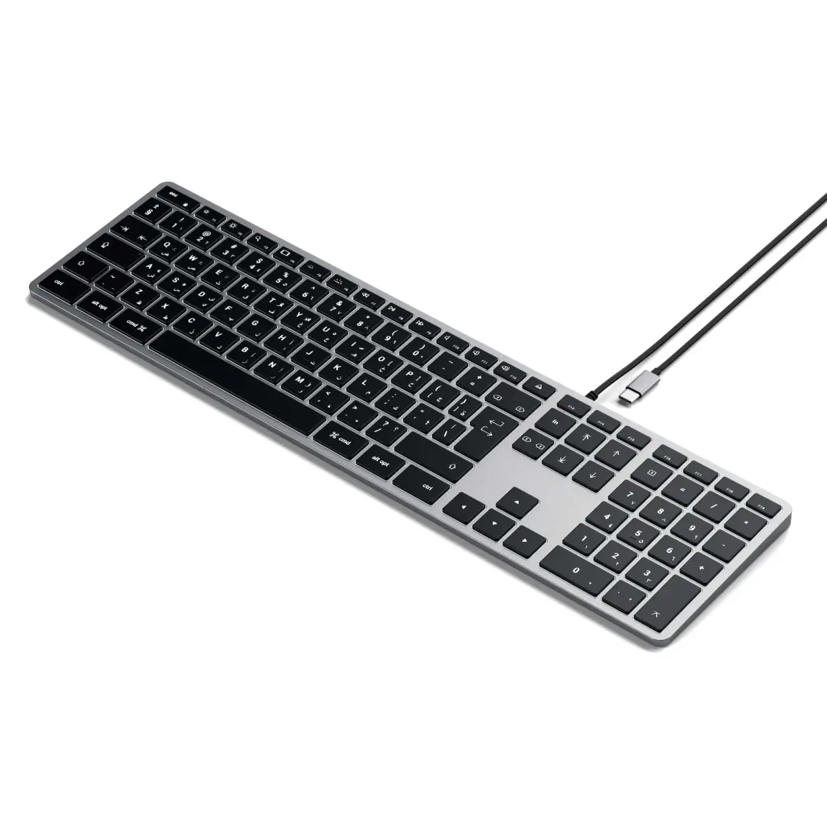 Satechi USB-C QWERTY Wired Keyboard, Slim