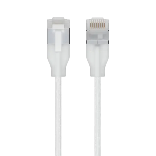 UniFi Ct6 brided ptch cble with trnslucent booted RJ45 for Etherlighting 10 GbE
