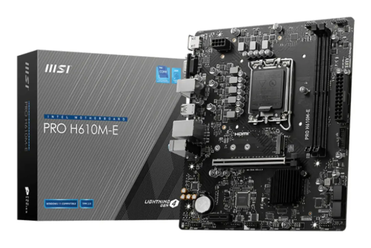 MSI PRO H610M-E motherboard Intel H610