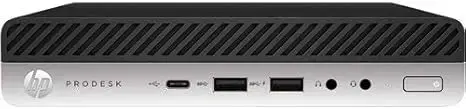 HP ProDesk 600 G3 i5-7500| 8GB DDR4|256GB SDD| Windows 10 Pro| Mini PC| black, silver (refurbished)