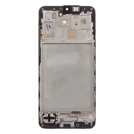 LCD display + Touch Unit + Front Cover Samsung A176 Galaxy A17 5G Black (Service Pack)