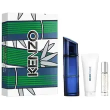 Kenzo Homme Eau de Toilette Intense Gift Set EDT 110 ml, shower gel 75 ml, and EDT mini 10 ml.