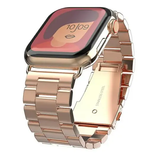 Mercury pasek Metal Apple Watch 42mm różowo złoty|rose gold