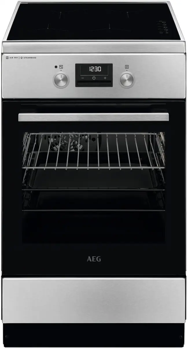 AEG indukcijas plīts, 50 cm, nerūsējoša tērauda