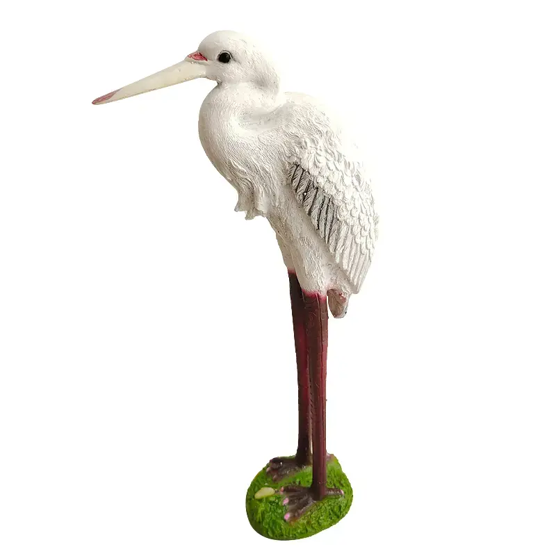 Garden decor Stork 42cm