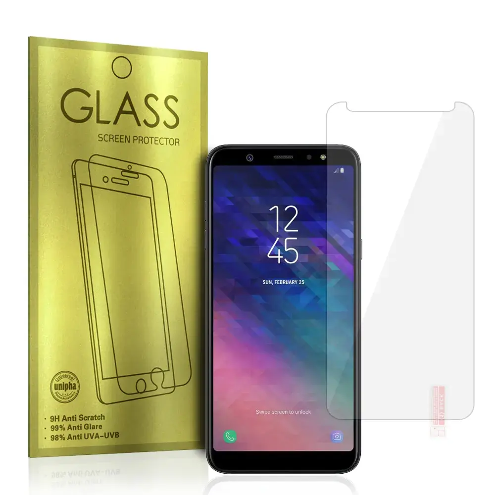 Gold aizsargstikls telefona ekrānam Samsung Galaxy A6 (2018) (A600)
