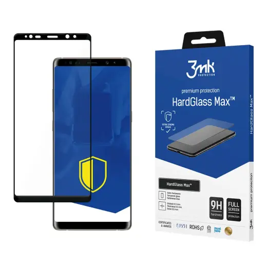 Samsung Galaxy Note 8 Black - 3mk HardGlass Max™ screen protector