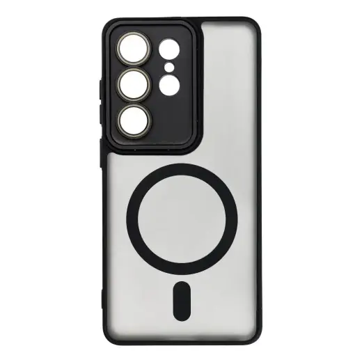 Variete Mag Cover telefono dėklas su MagSafe palaikymu Samsung Galaxy S26 Ultra (S948) juodas