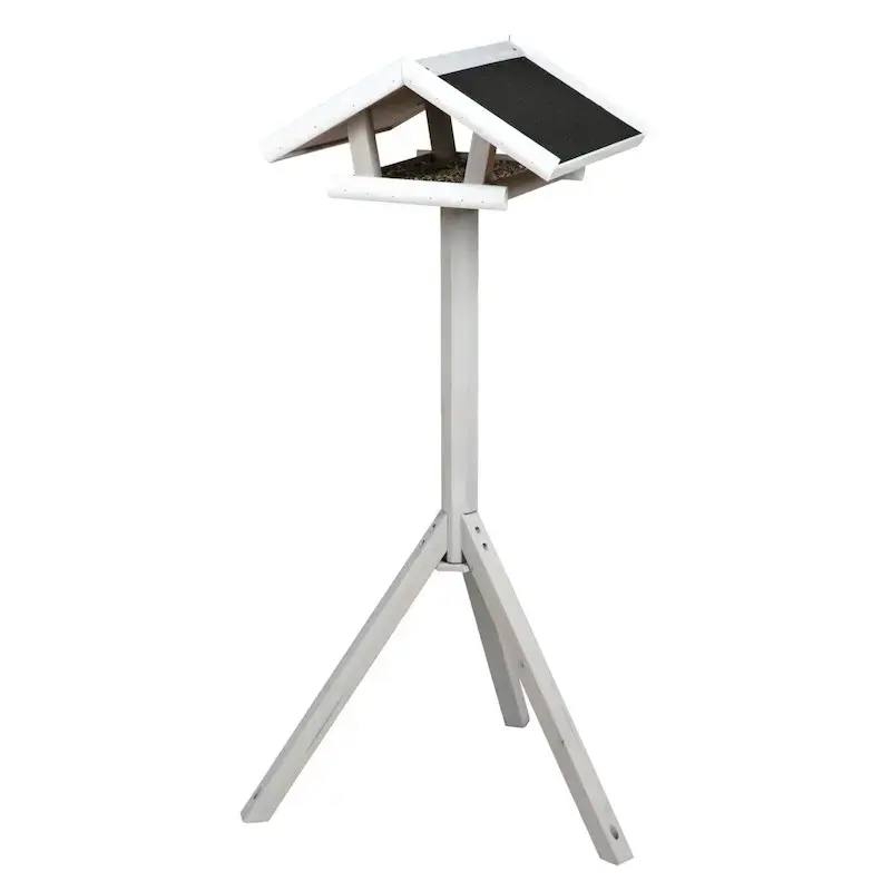 Putnu barotava - Trixie Natura bird feeder with stand, pine wood, 46×22×44cm/1.15m