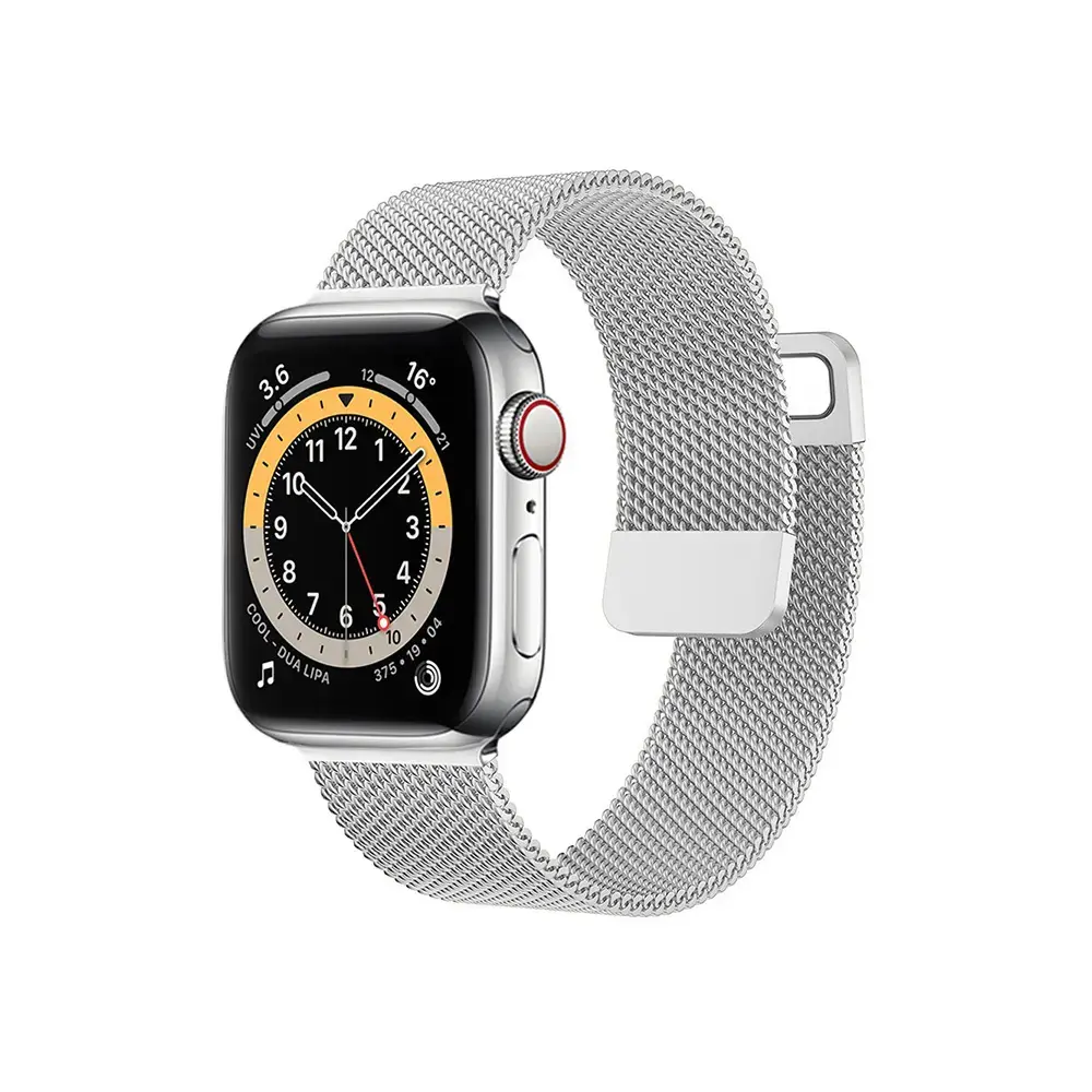 Milanese bracelet loop for Apple Watch 42/44/45mm silver