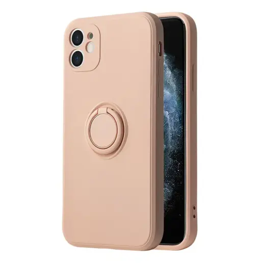 Vennus Silicone Ring for Xiaomi Redmi Note 12 5G/Poco X5 Light pink