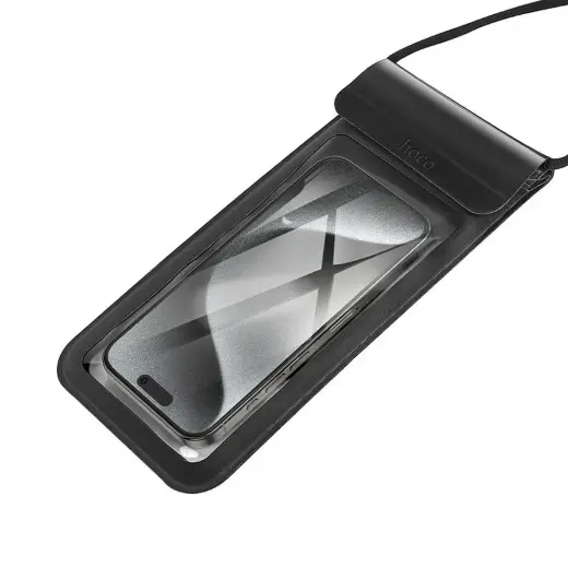 Waterproof case for mobile phone Hoco IP68 240 x 120 x 15 mm HX53 black
