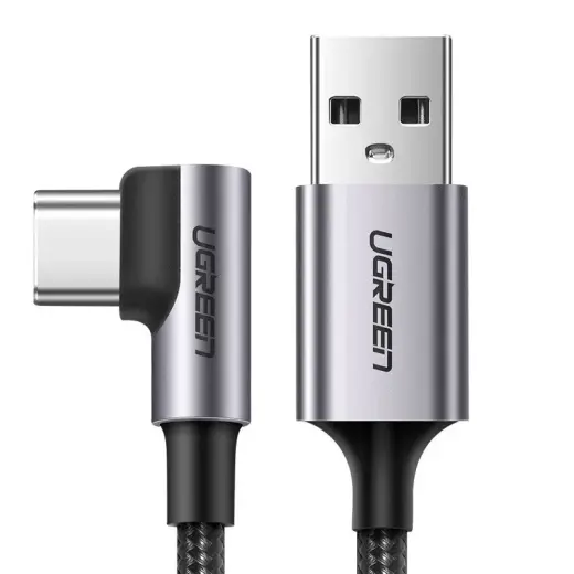 Ugreen 50941 datu pārraides un uzlādes vads | USB-A uz USB-C | 15W | 1m | pelēks