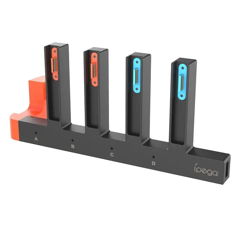 iPega SW2185 Charger Dock for JoyCon Controllers Nintendo Switch 2 Black (Damaged Package)