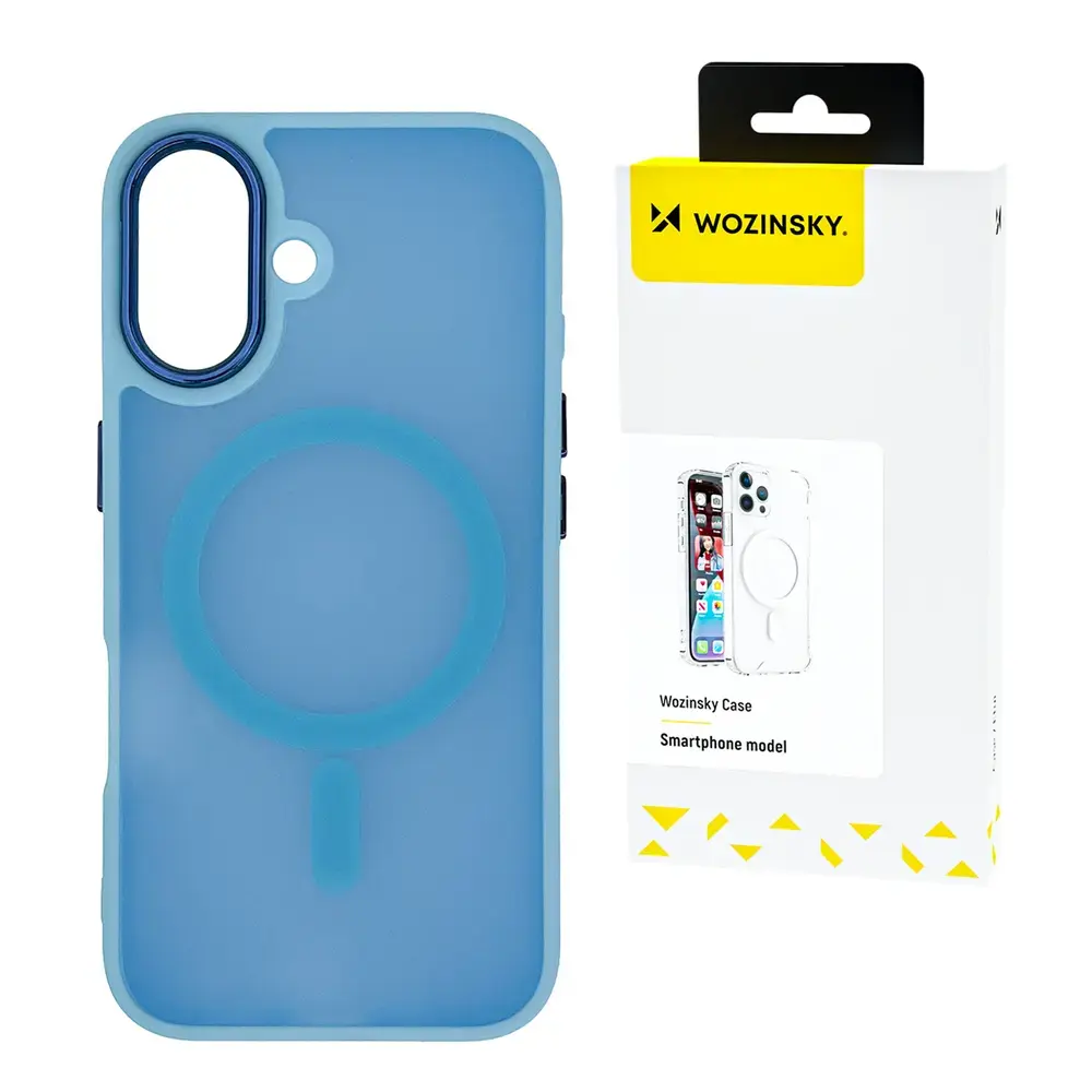 Wozinsky Fashion maciņš ar MagSafe atbalstu telefonam Samsung Galaxy S25 (S931) zils
