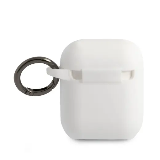 USACA2SFGH U.S. Polo Horses Flag Silicone Case for Airpods 1|2 White