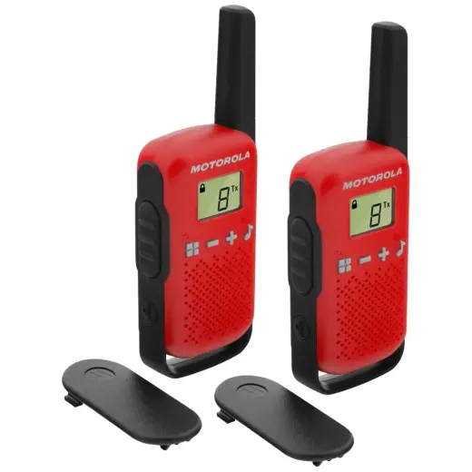 Set Walkie Talkie Motorola T42 UDS 2pcs red