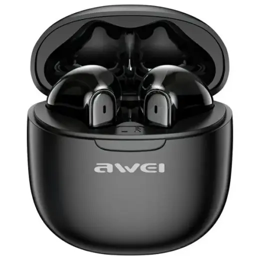 Bluetooth earphones 5.3 T68 TWS ENC black