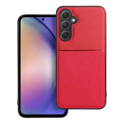 Noble telefono dėklas Samsung Galaxy A54 (A546) raudonas