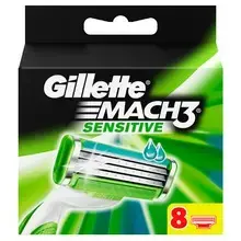 Gillette Mach 3 Sensitive - Replacement head 8.0ks