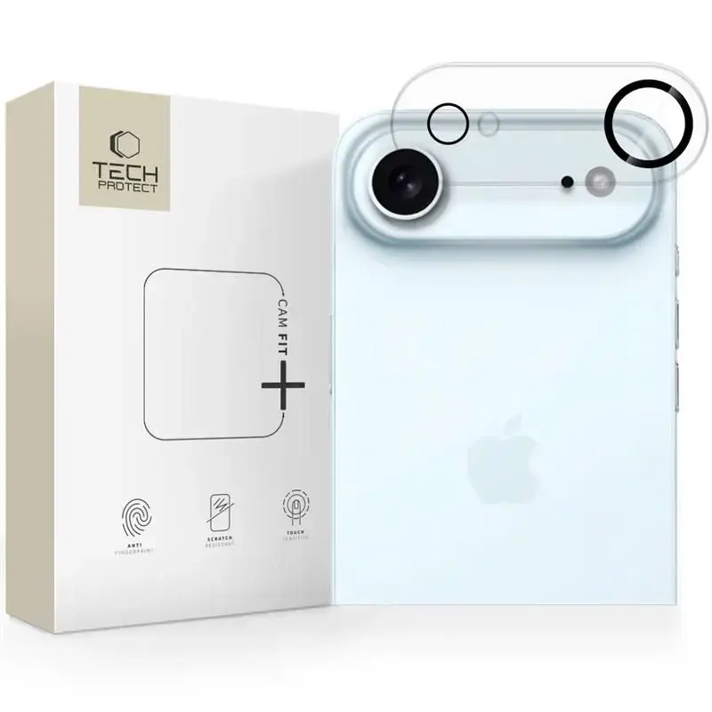 OSŁONA APARATU TECH-PROTECT CAM FIT+ IPHONE 17 AIR CLEAR