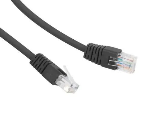 Patch cord Cat.6 UTP 1m black