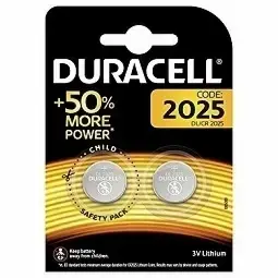 DURACELL DL2025 BLISTERA IEPAKOJUMĀ 2GB.