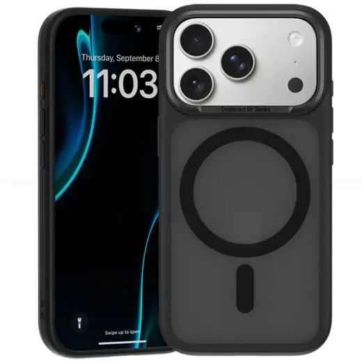 Benks Magnetic Mist Case Metal Frame (C.K.FF.AP.BK.0073) for Iphone 18 Pro Max/17 Pro Max black (Camera Control Button)