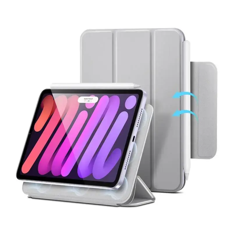 ESR Rebound magnetic case for iPad mini 6|A17 Pro (gray)