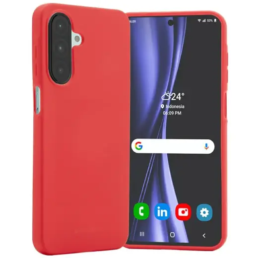 Чехол Etui Mercury Soft для телефона Samsung Galaxy A26 5G (A266) красный