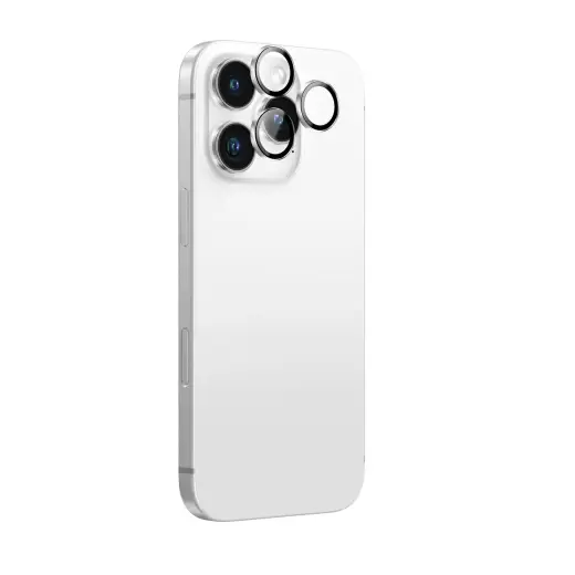 AmazingThing AR 3 Lens Glass Full Clear Tempered Glass telefona maciņš iPhone 16 Pro, iPhone 16 Pro Max - caurspīdīgs