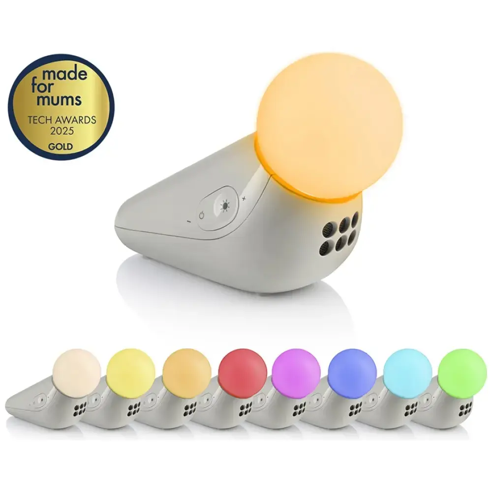 Motorola S1 Light and Sound Soother Night Light with Soothing Sounds white