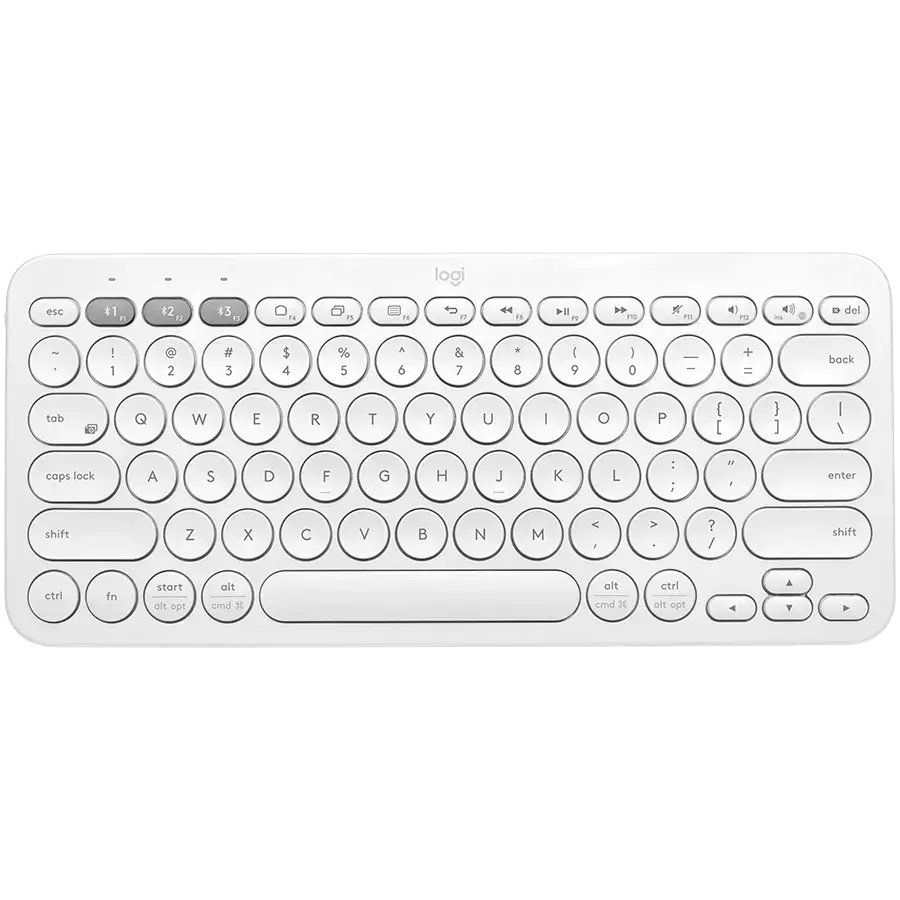 LOGITECH K380 for MAC Multi-Device Bluetooth Keyboard - OFFWHITE - NORDIC