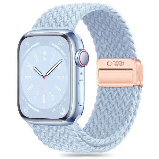 TECH-PROTECT NYLONMAG APPLE WATCH 6 | 7 | 8 | 9 | 10 | SE | ULTRA 1 | 2 (44 | 45 | 46 | 49 ММ) BABY BLUE