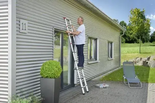Kāpnes teleskopiskās T80 FlexLine / alumīnija / 13 pakāpieni