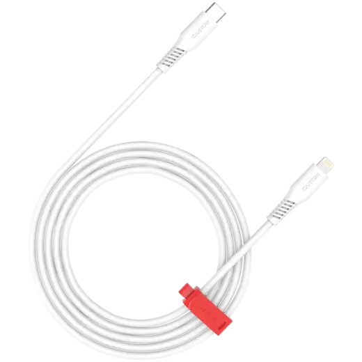Canyon CLN30SC datu pārraides un uzlādes vads | USB-C uz Lightning | 30W | 2m | balts