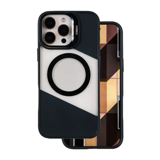 Fusion Mag phone case with MagSafe support for iPhone 16 Pro black