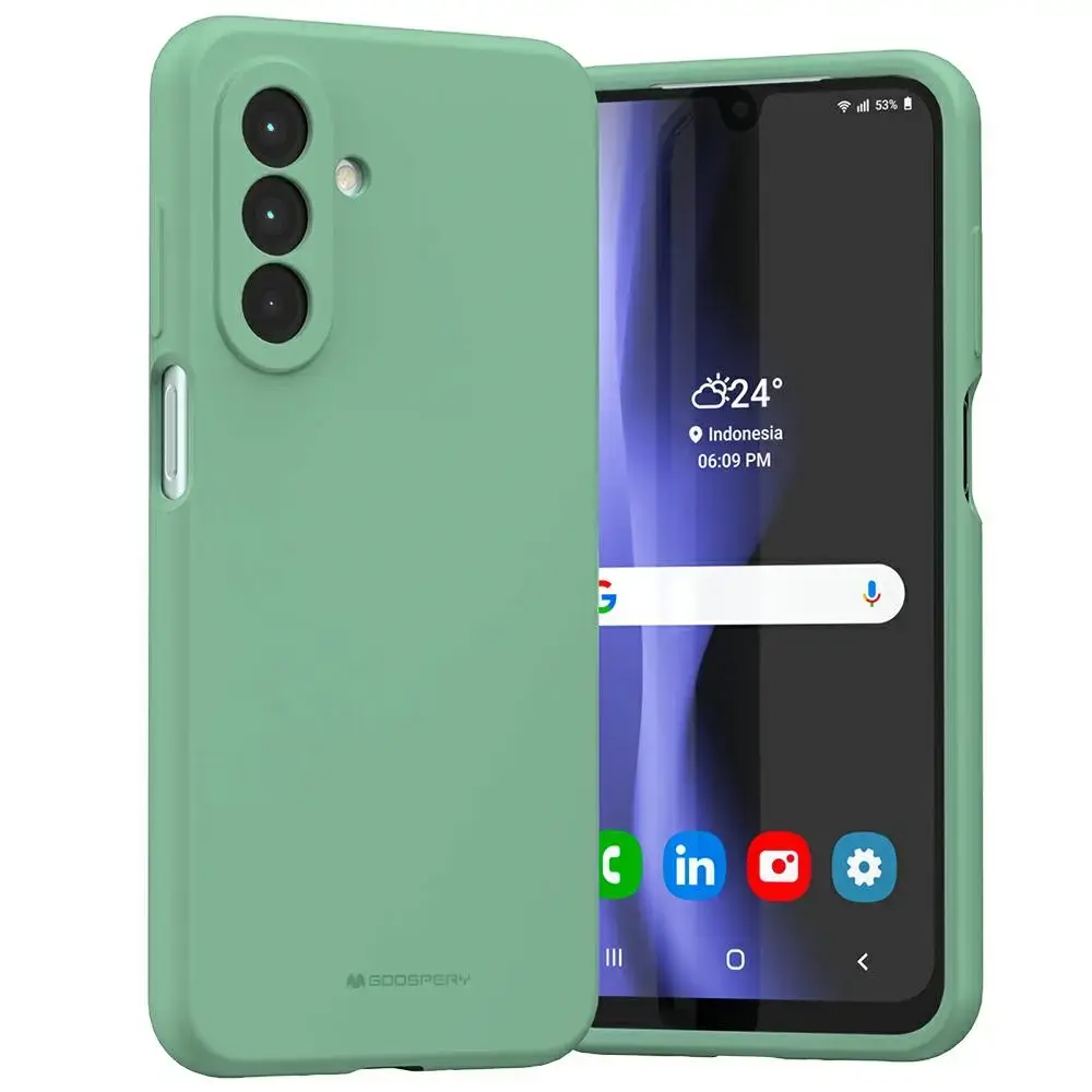 Etui Mercury Silicone Sam A26            zielony|green