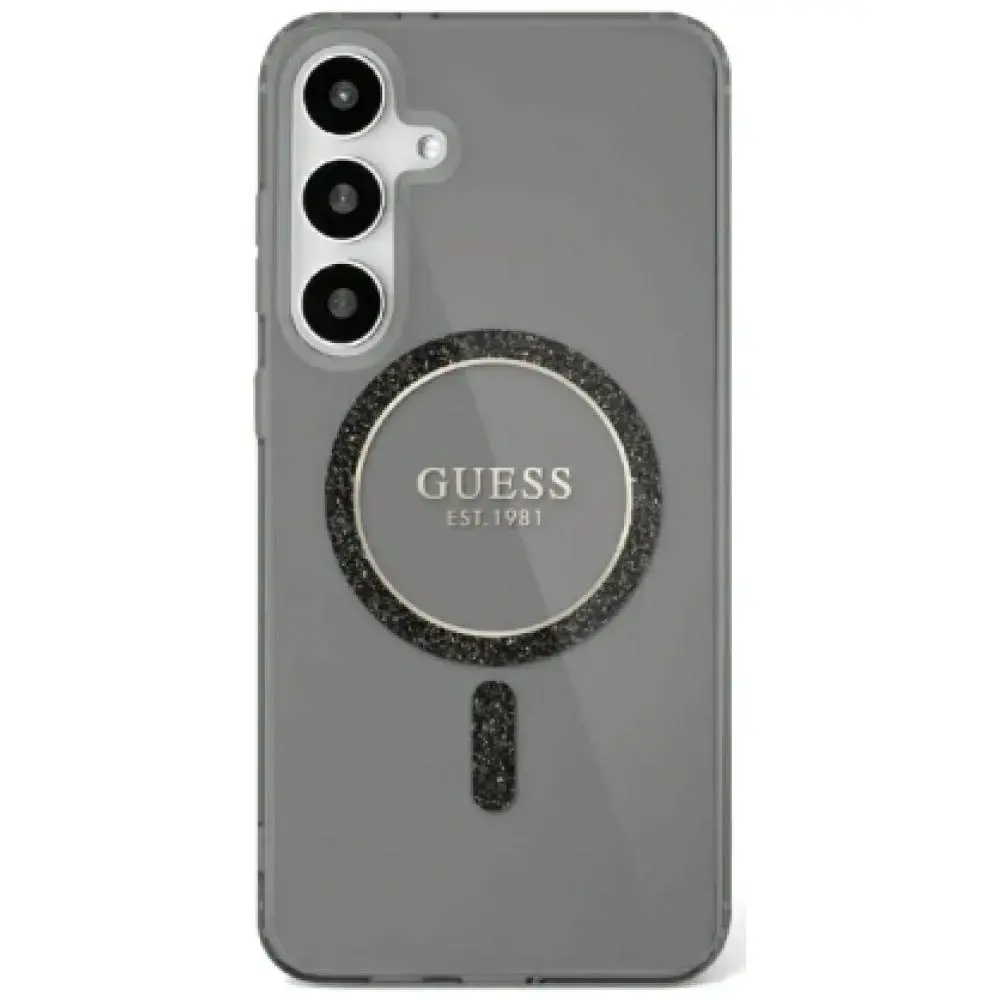 Guess telefona maciņš Samsung Galaxy S25 melns
