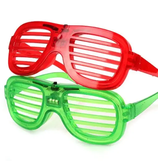 LED GLOWING GLASSES GREEN
