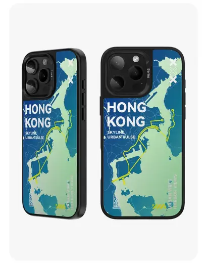 Benks Dynamic City Hong Kong Case for Iphone 16 Pro Photo