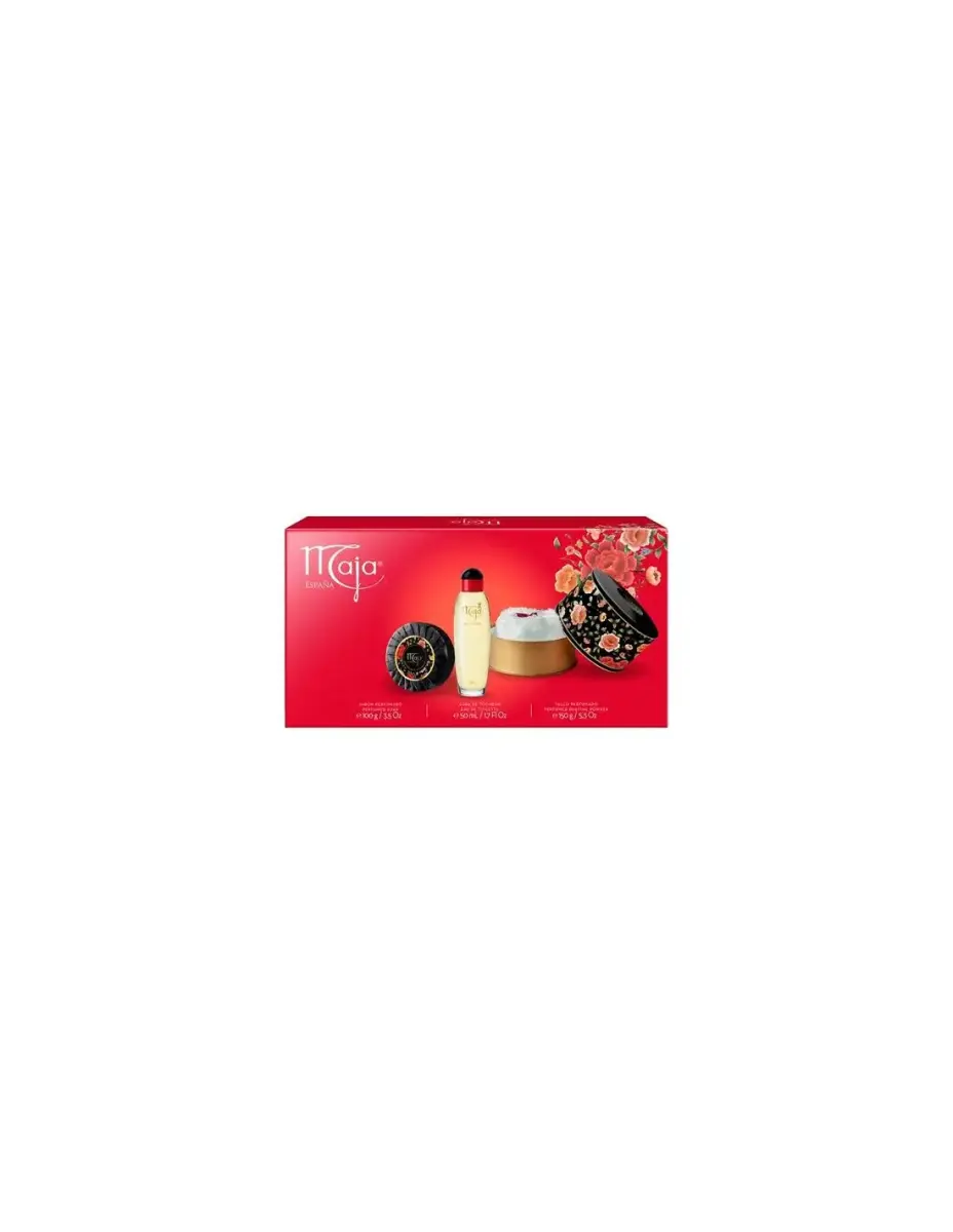 MAJA Edt Spray 50ml Talcum Powder 150g Soap 100grsets